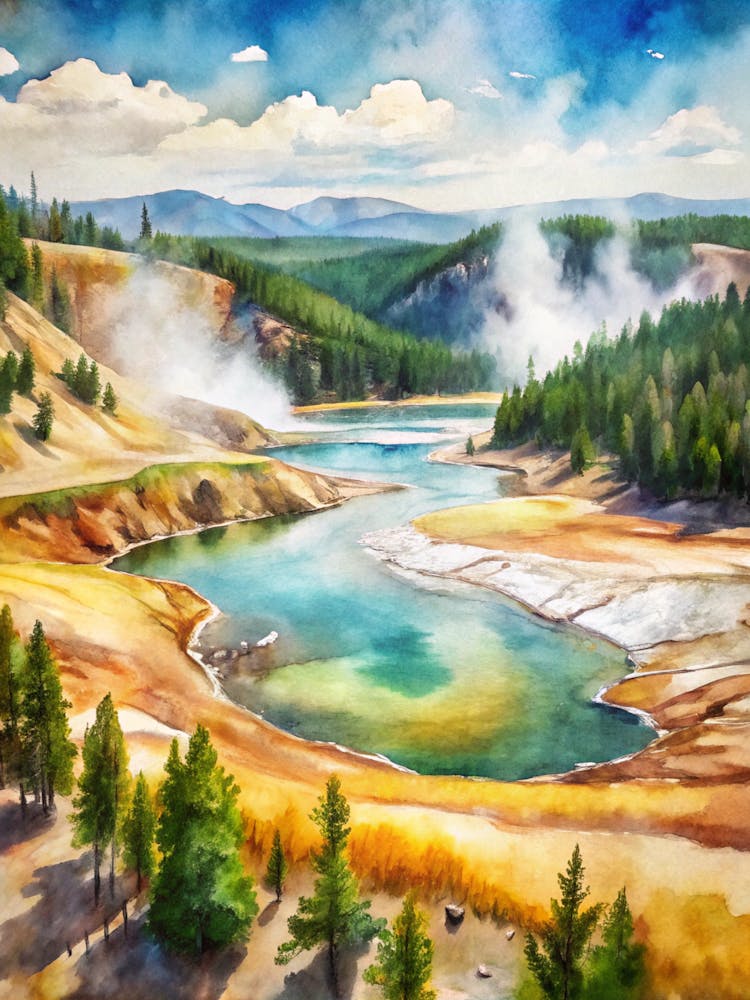Yellowstone National Park Usa