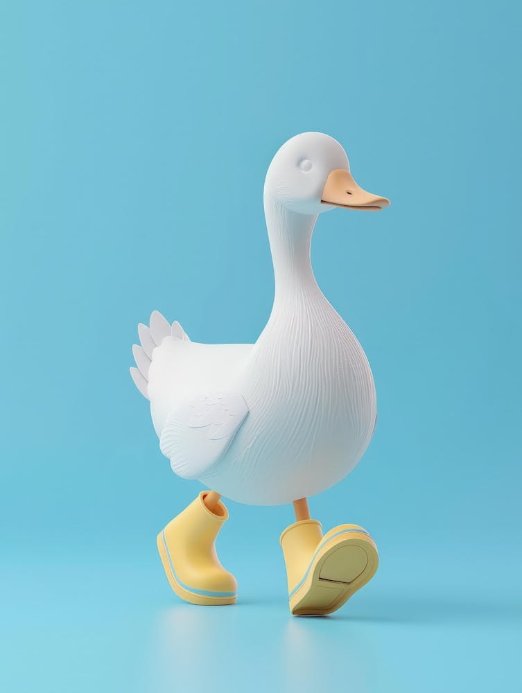 Duck In Boots