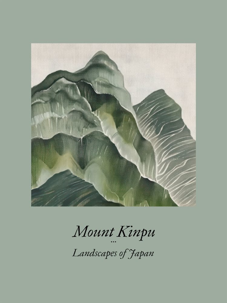 Landscapes Of Japan Mount Kinpu 55
