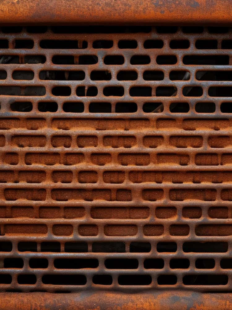 Rusty Metal Grill 1