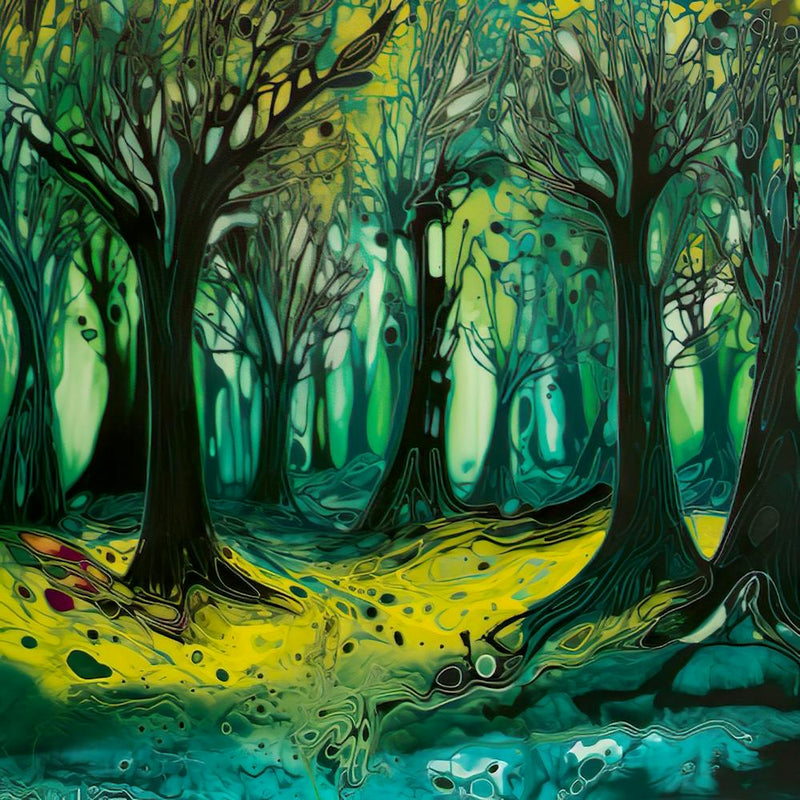 Trees Forest Mystical Forest Nature Junk Journal Landscape Nature