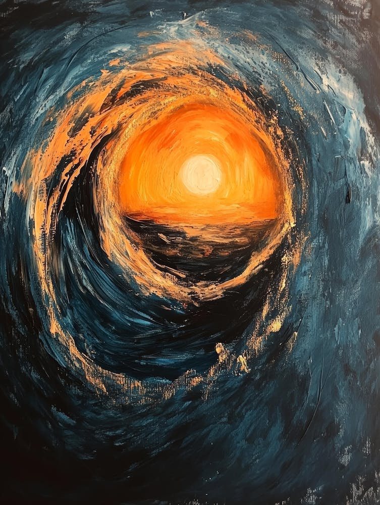 Sunset In The Ocean 4