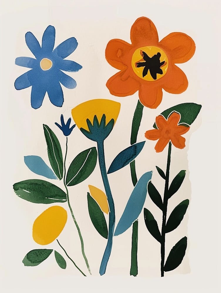 Painted Florals Cineraria 2