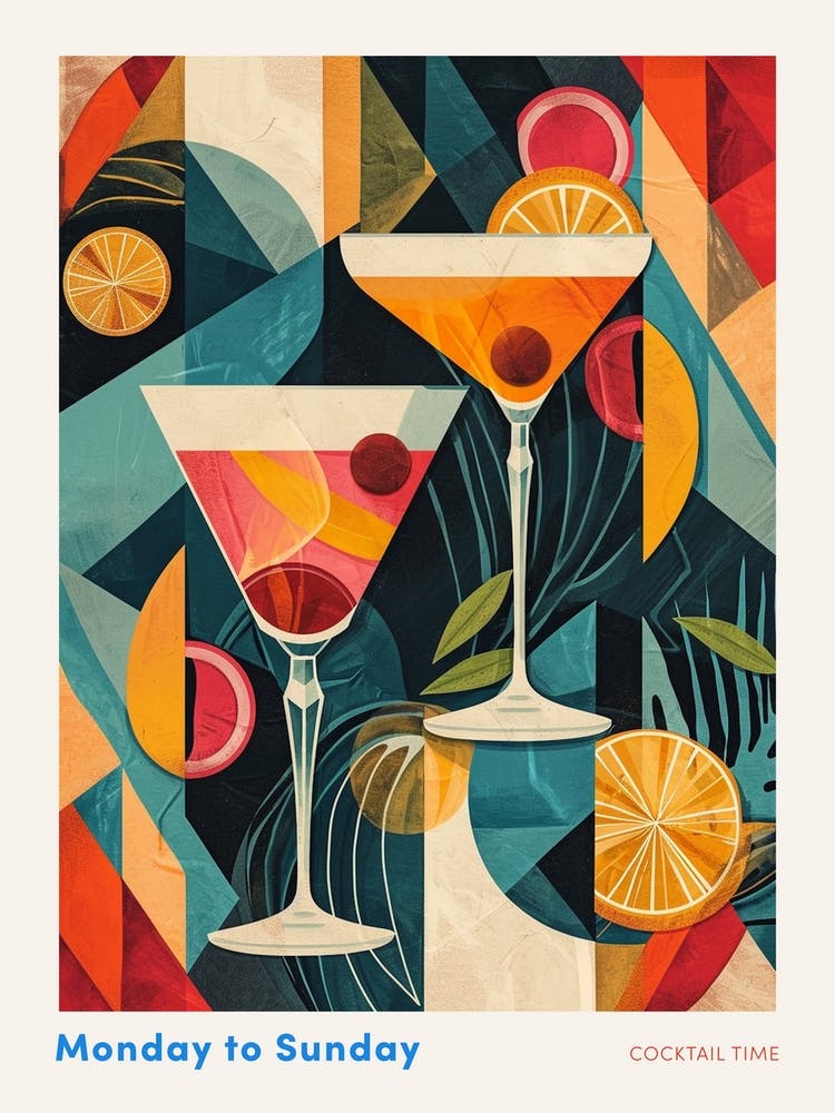 Art Deco Cocktail 5 Poster