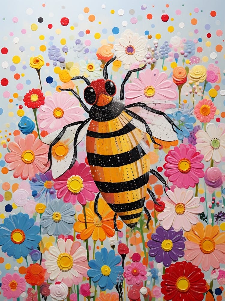 Bees Vivid Colour 4