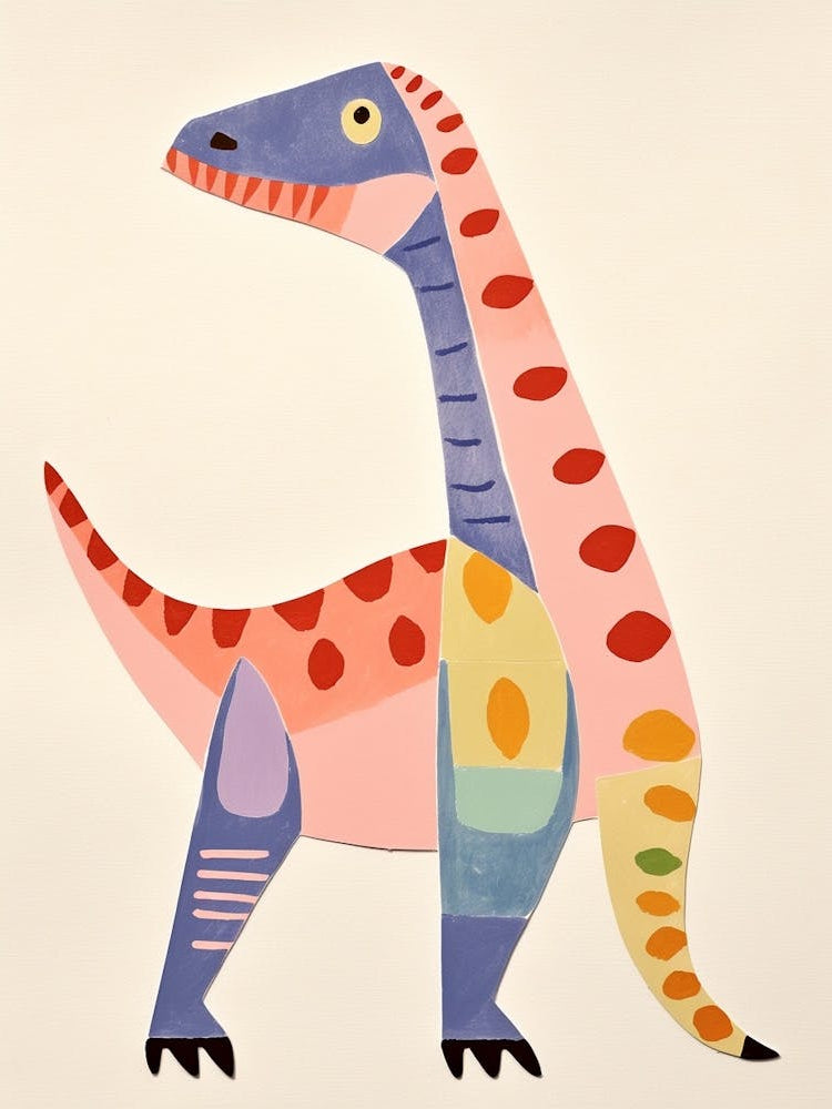 Nursery Dinosaur Art Torvosaurus 2