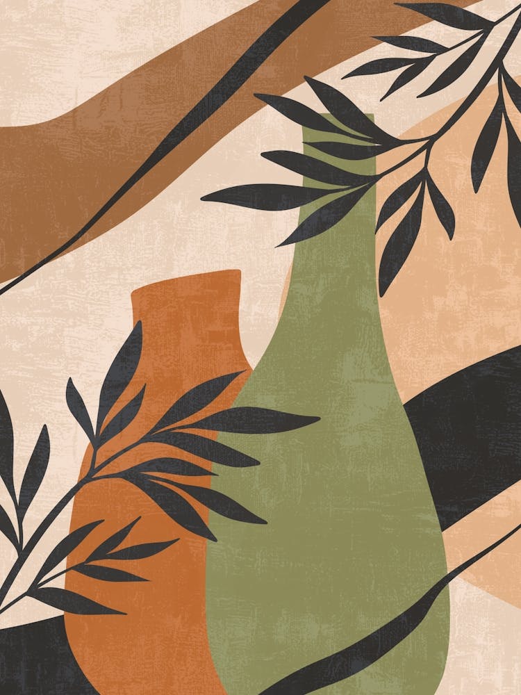 Abstract Vase Canvas Print