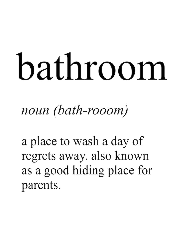 Bathroom Definition Meaning