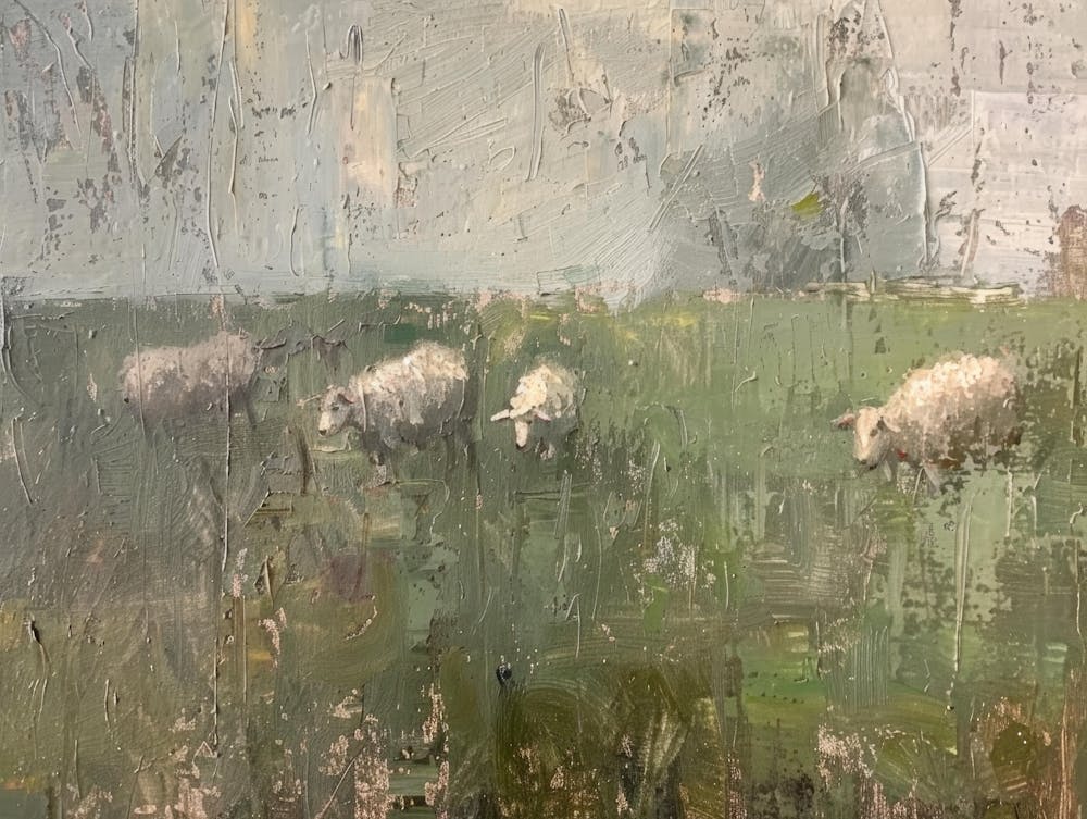 Sheep In The Meadow 1