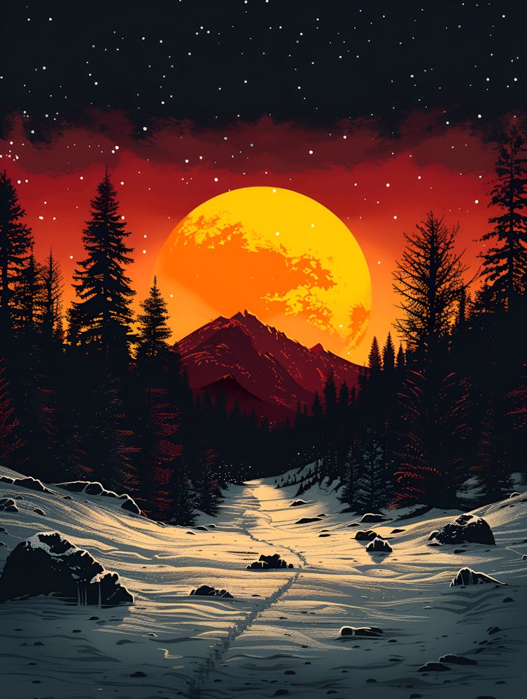 Saturn In The Forest