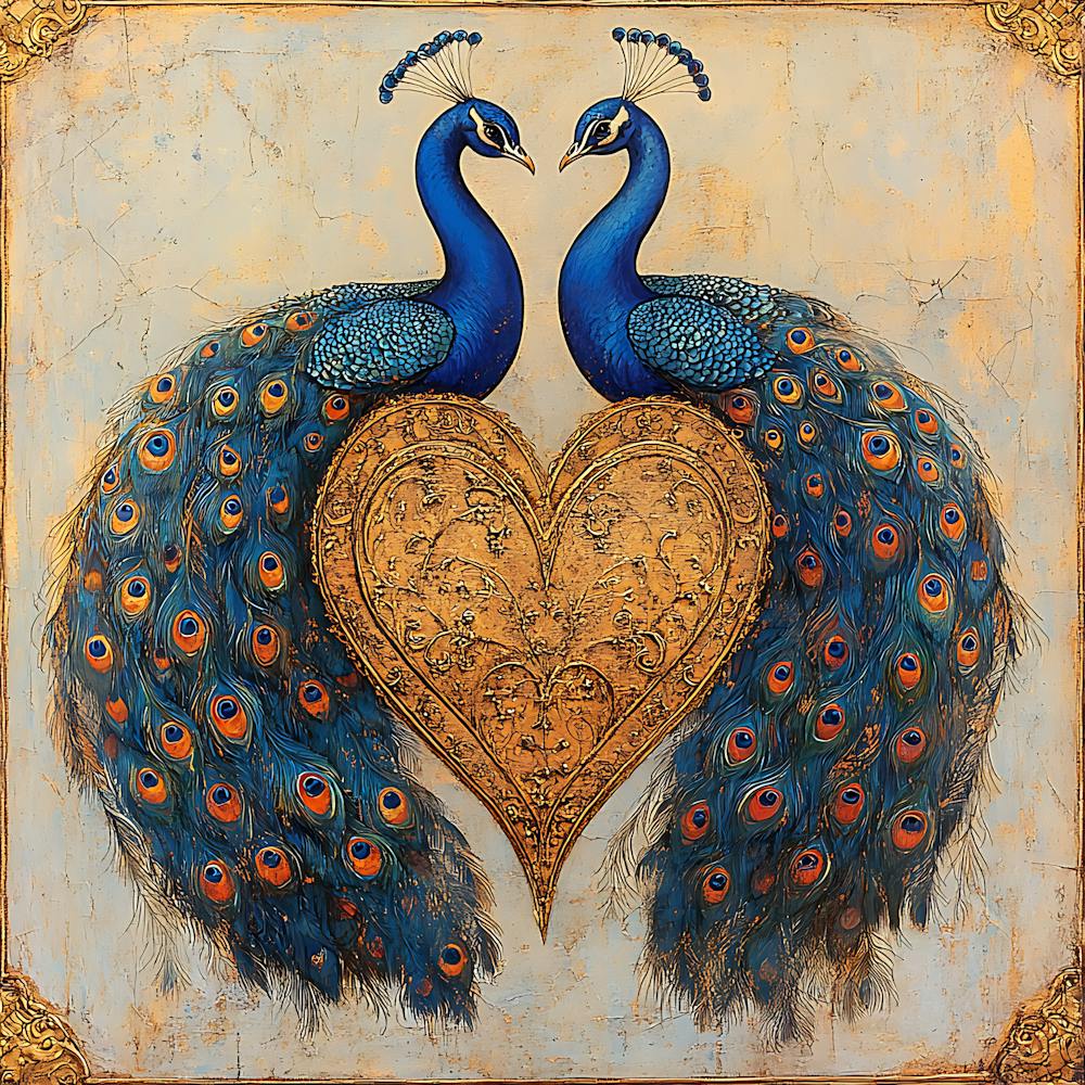 Peacocks In Love 6