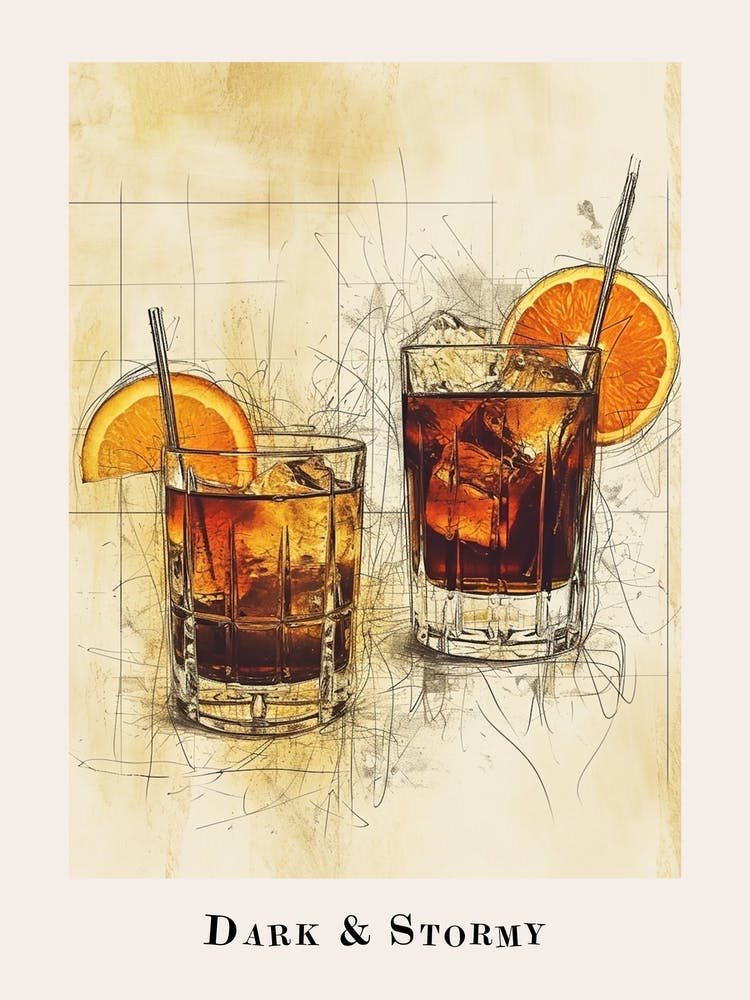 Dark & Stormy Tile Poster