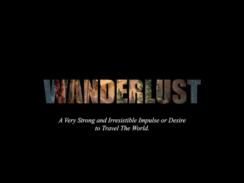 Wanderlust Poster Retro Woods Illustration 3