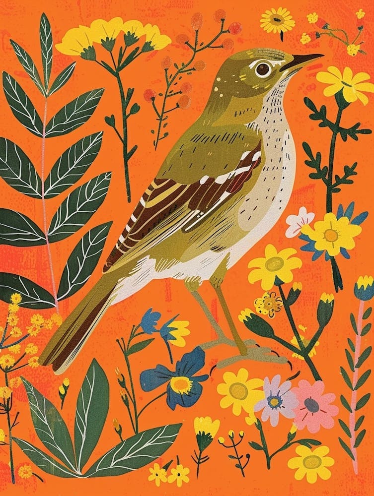 Spring Birds Mockingbird 1