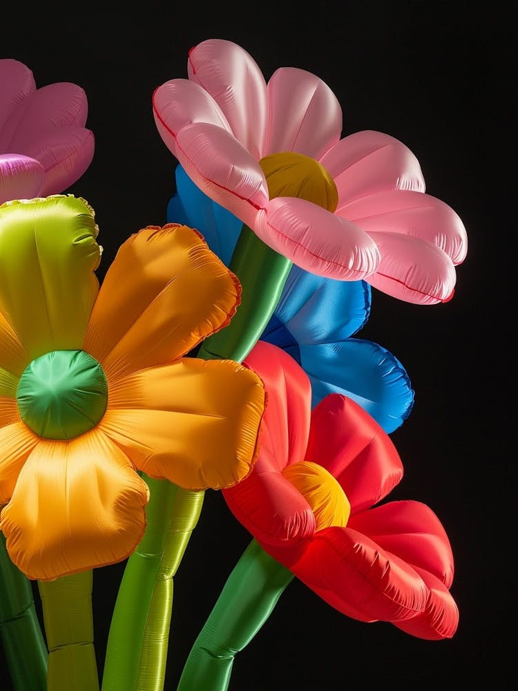 Bright Inflatable Flowers Asters 4