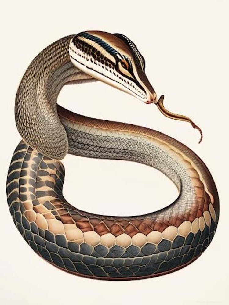 King Cobra Snake 1 Vintage