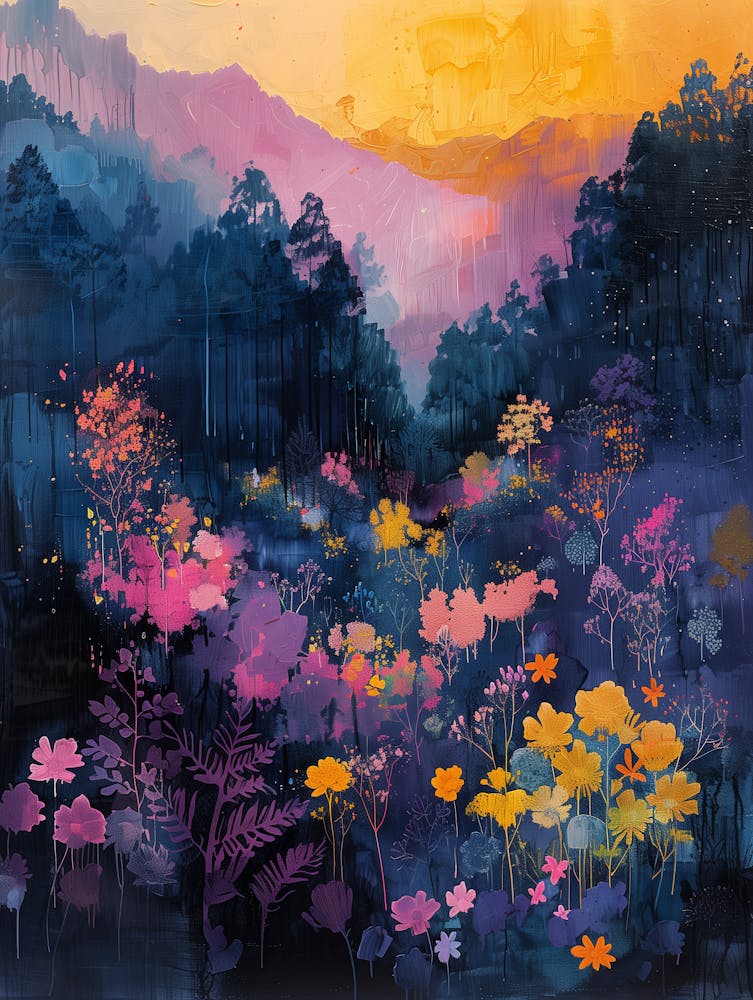 Sunset In The Mountains 2