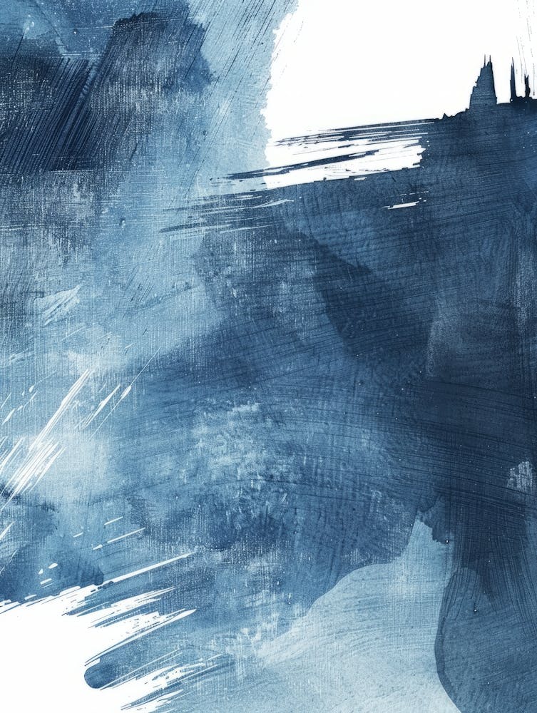 Abstract Watercolor Brush Strokes