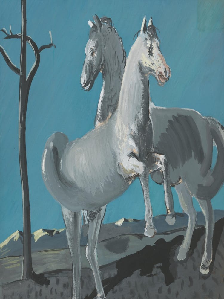 Two Horses By Pablo Picasso