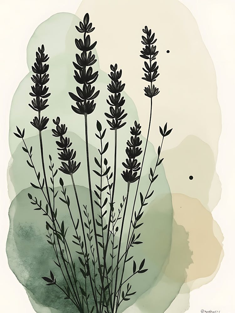 Floral Motion in Sage Hues