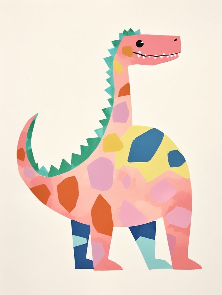 Art de Dinosaure pour Chambre d'Enfant Jobaria 1