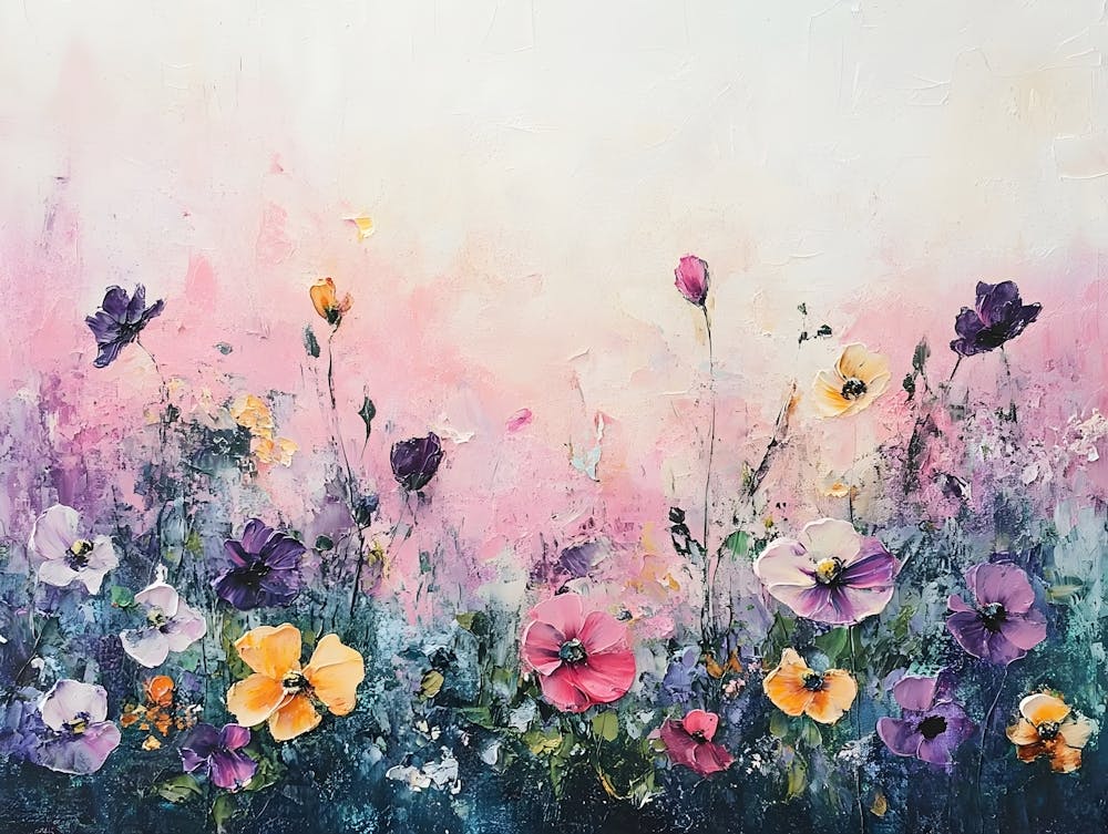 Pastel Tones Flowers 1
