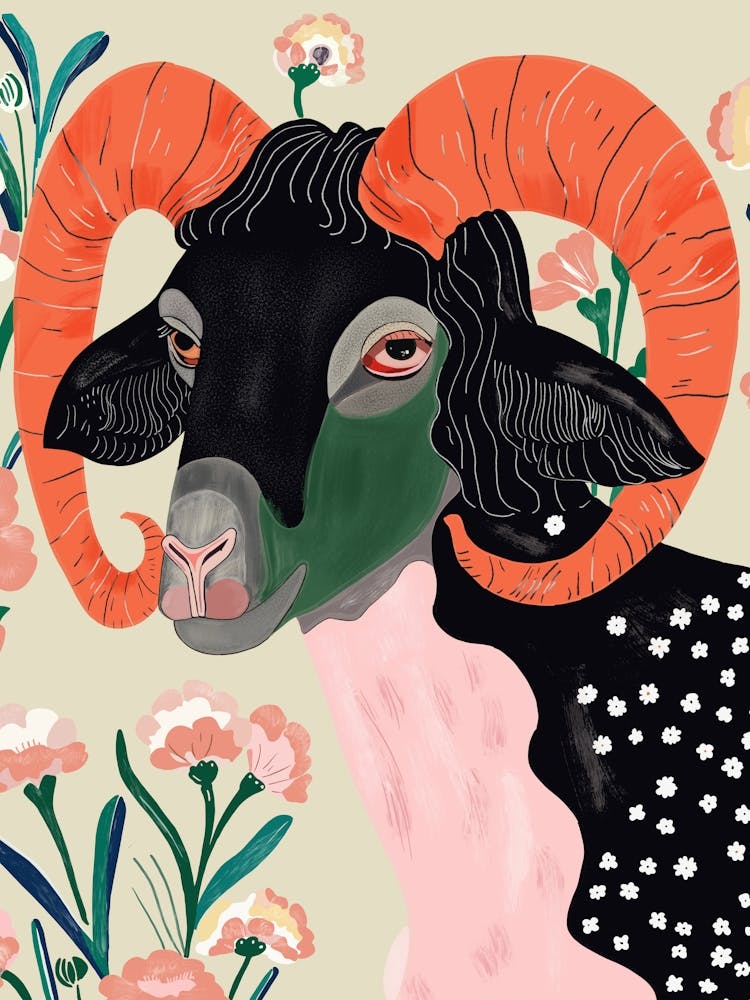 Floral Ram