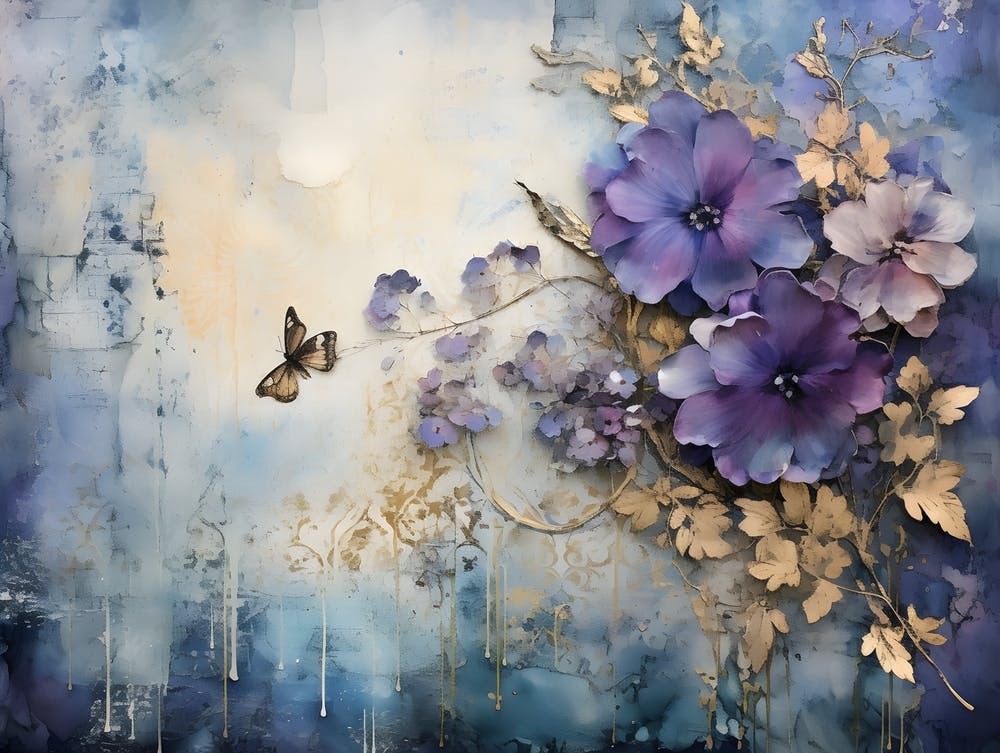 Vintage Moody Flowers 15