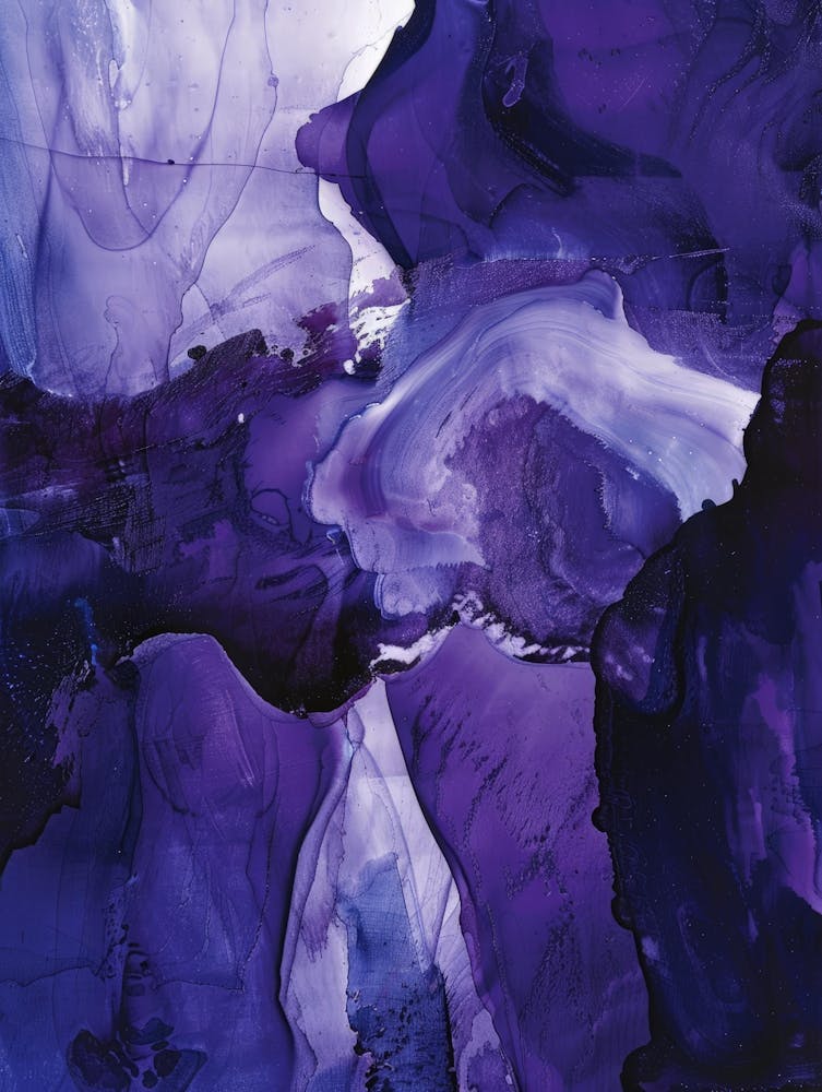 Abstract Purple Painting