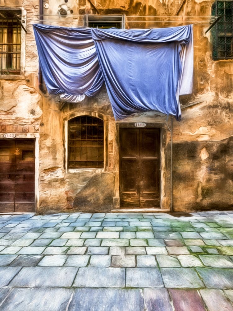 Sheets Drying In Venice