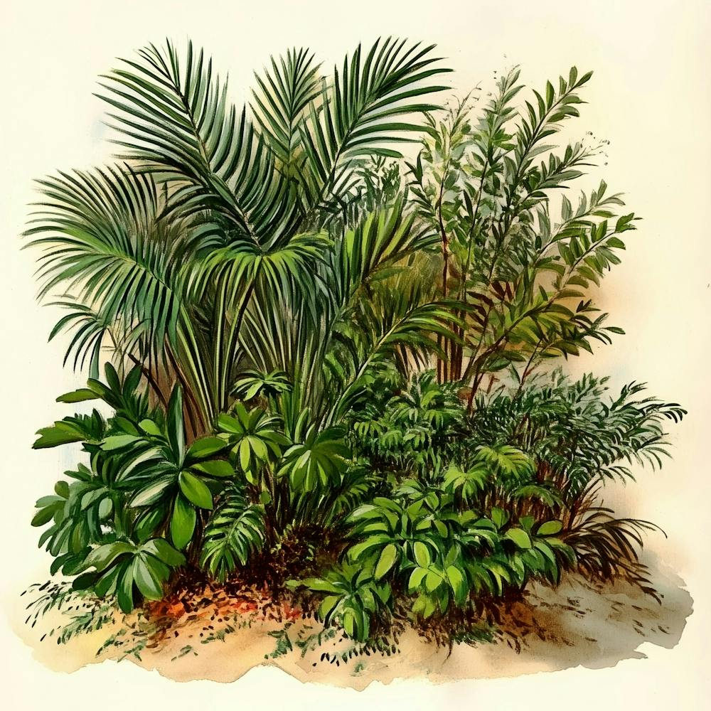 Tropical Plants Art