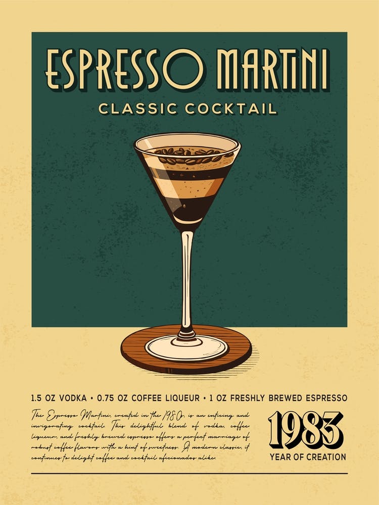 Espresso Martini Cocktail Classique