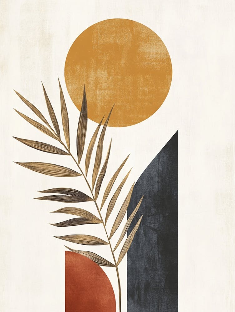 Palm Leaf Canvas Print 5