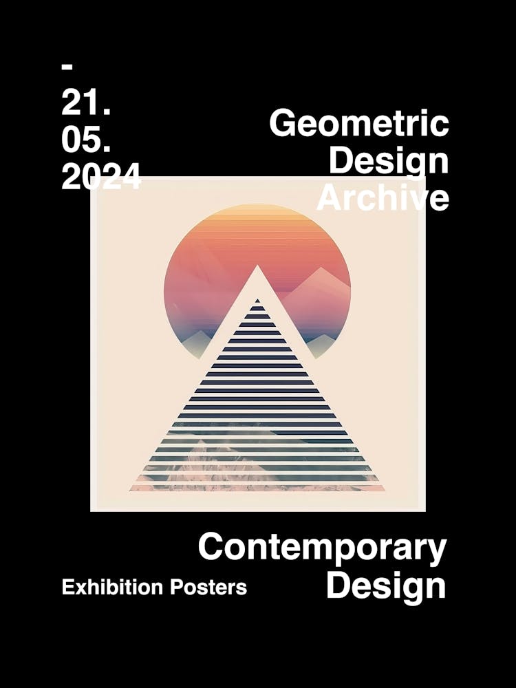 Geometric Design Archive Poster 21