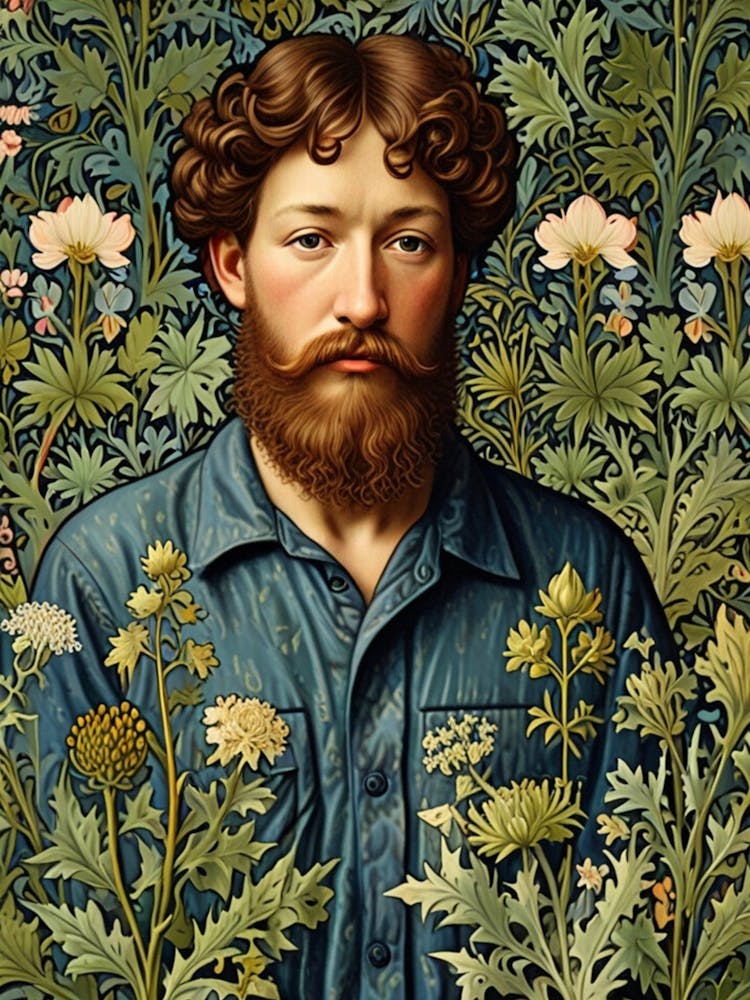 William Morris Man With A Beard