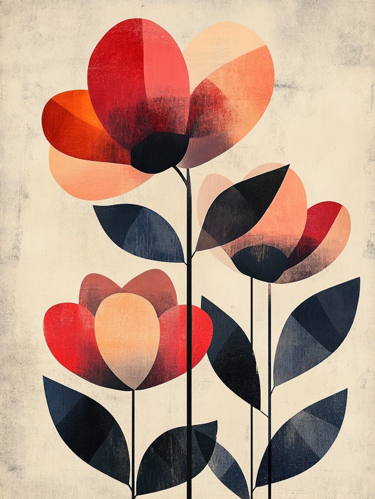 Abstract Flowers 12