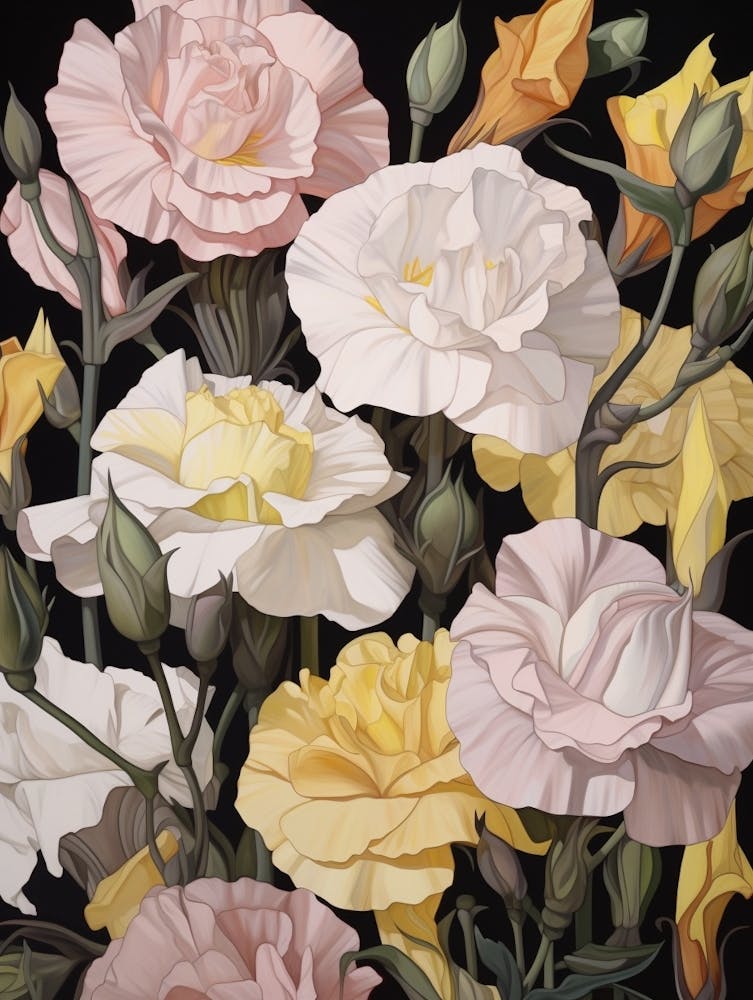 Lisianthus 2 Flower Painting