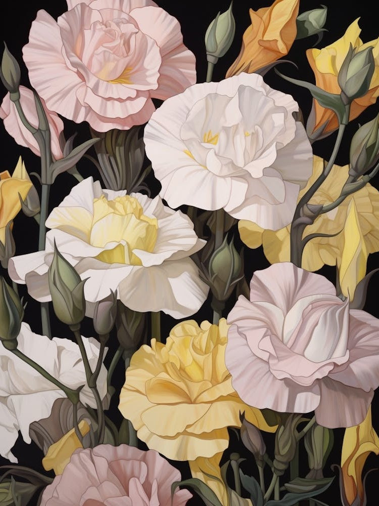 Lisianthus 2 Flower Painting