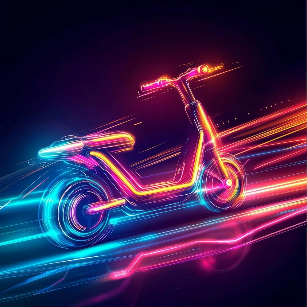 Neon Scooter 1