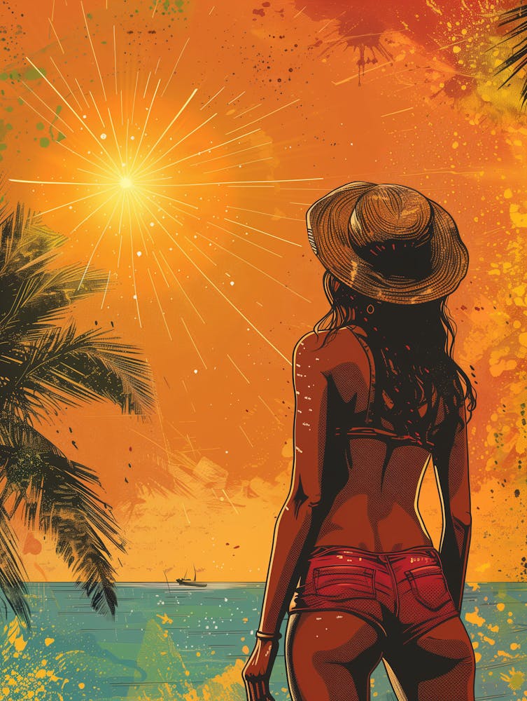 Woman On The Beach 2