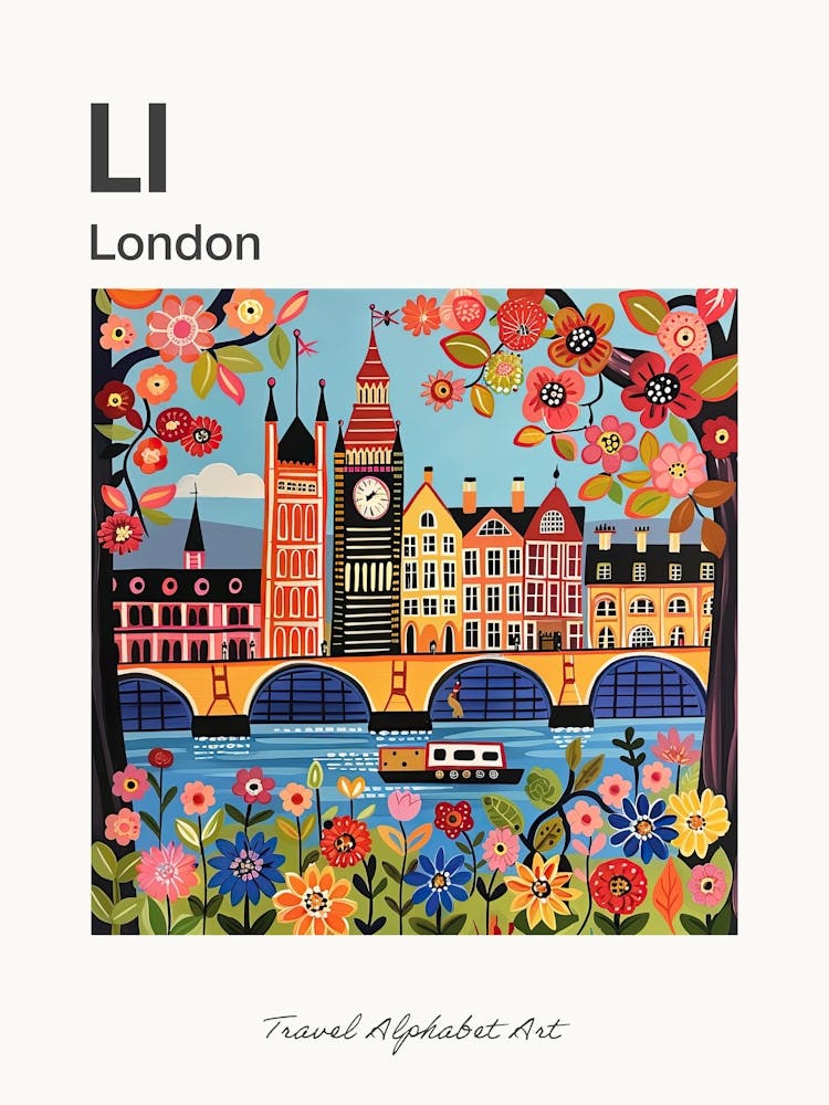 Kids Travel Alphabet  London 1
