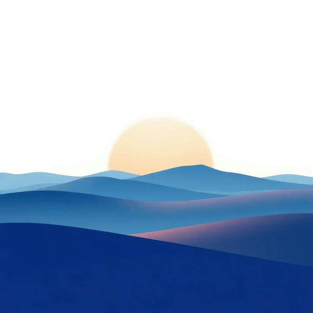 Sunset In The Mountains 68