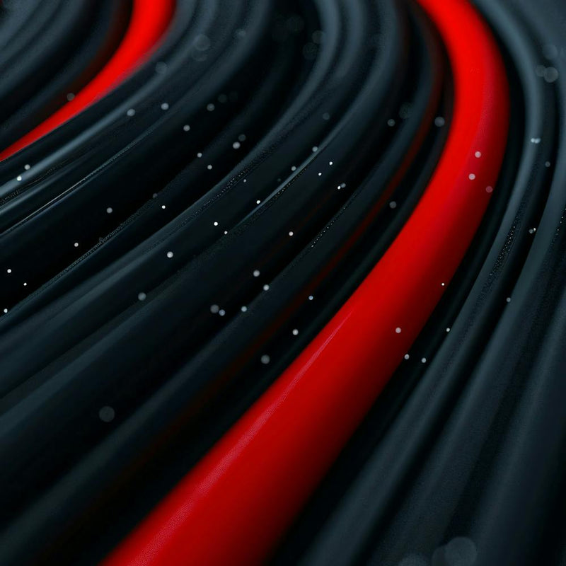 Abstract Red And Black Lines