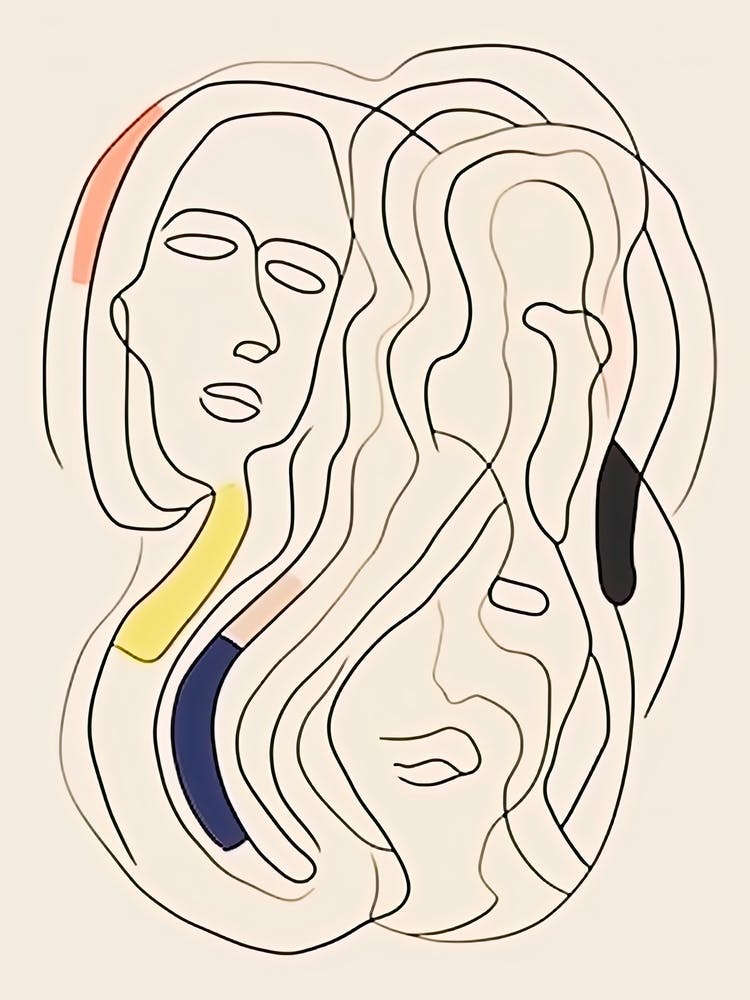 Enigma Line Art Abstract 8