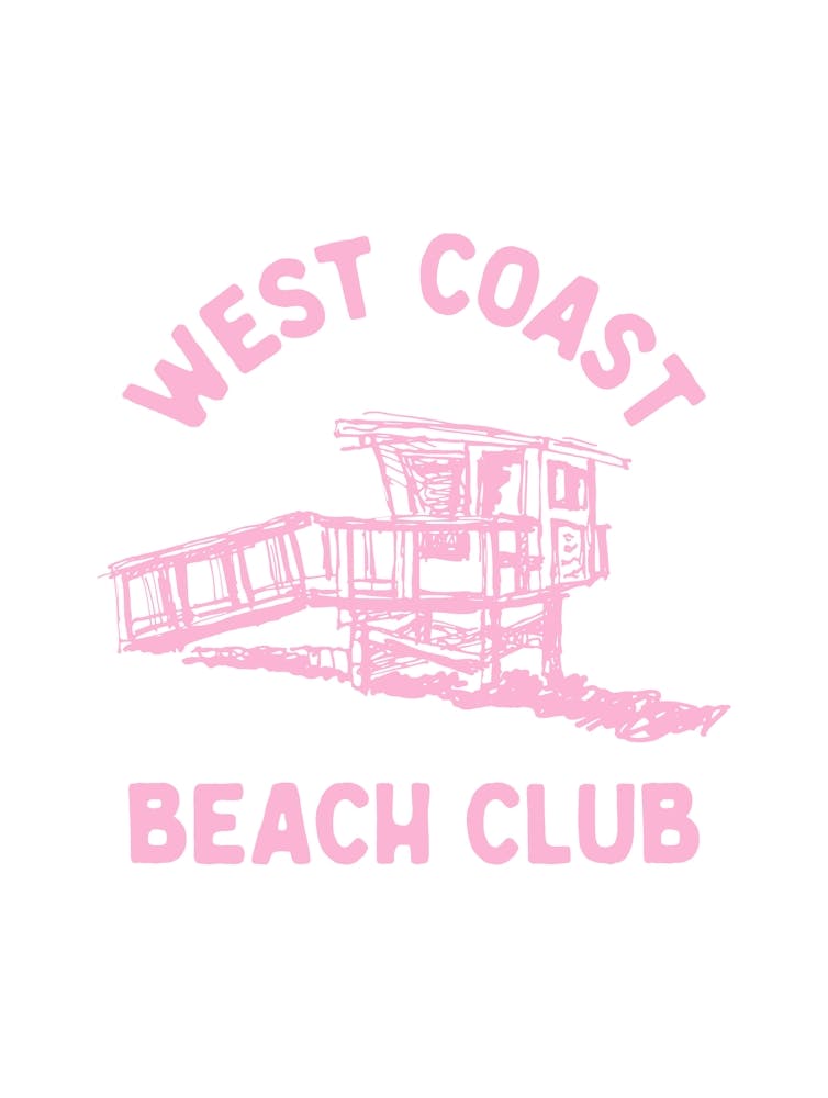 West Coast Beach Club - Pink