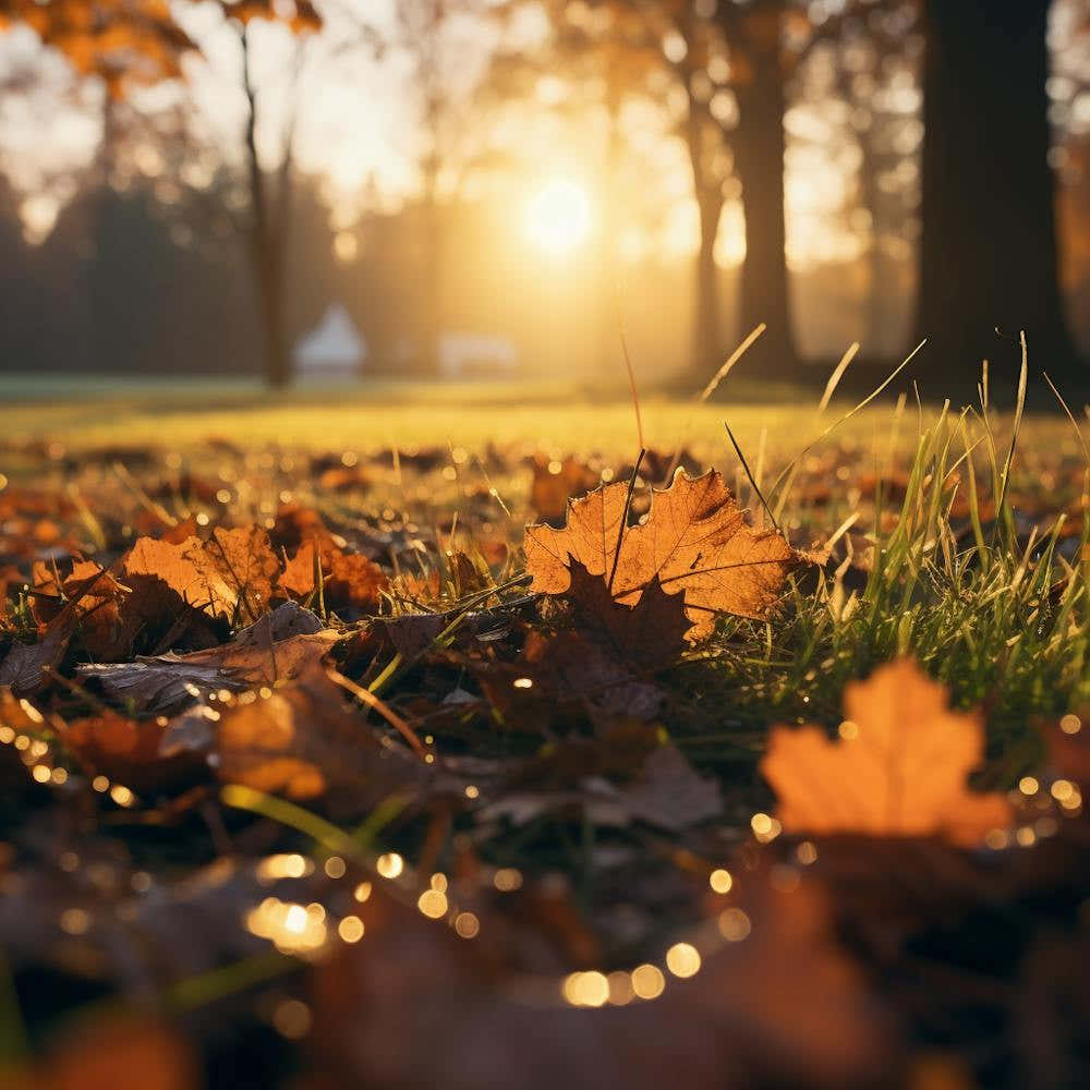 Autumn Leaves On The Ground