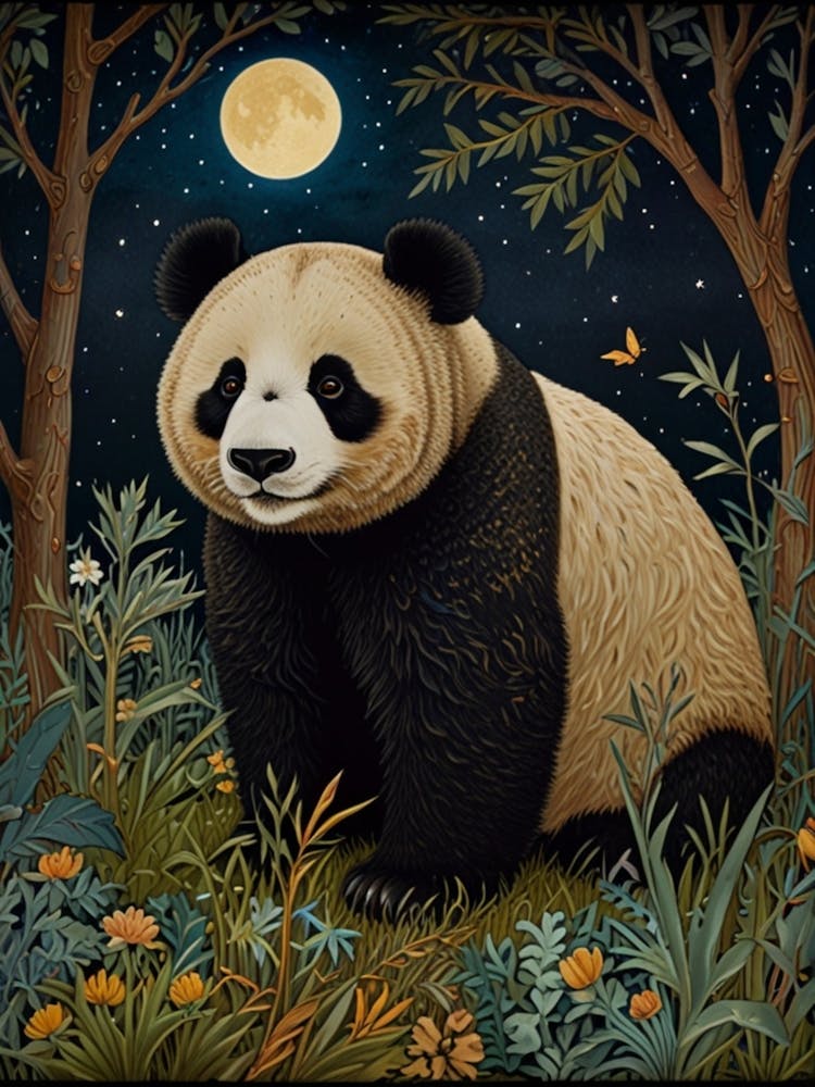 William Morris Panda Bear