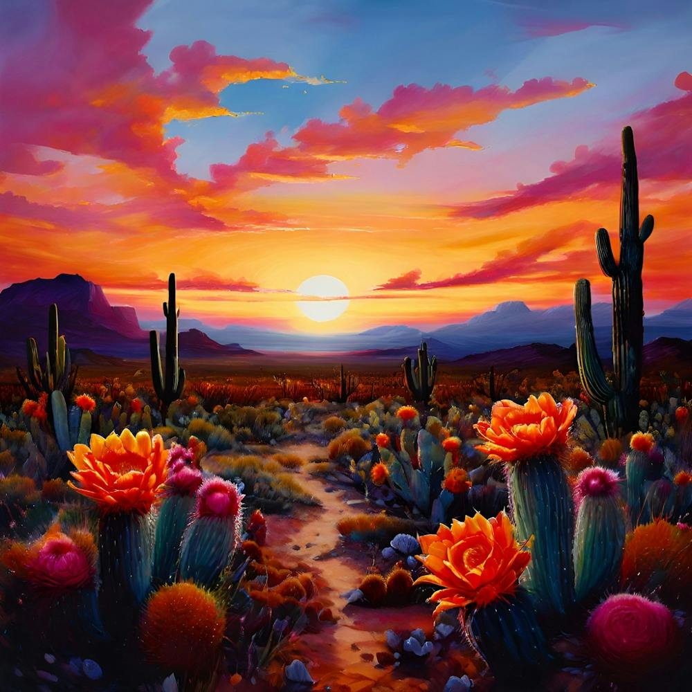 Sunset In The Desert 10