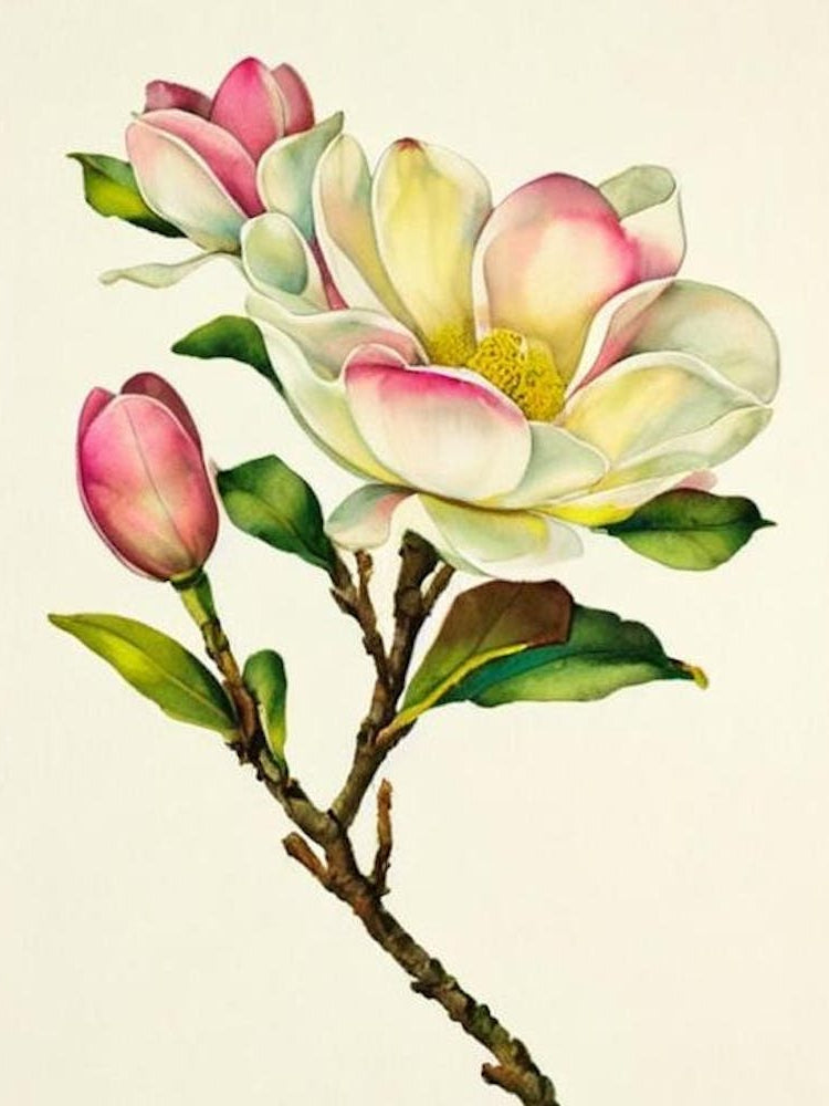 Magnolia Vintage Flowers Flower