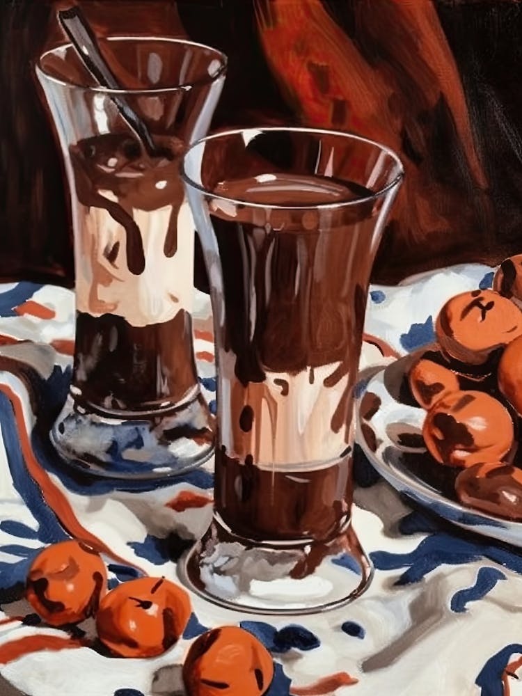 Chocolate Mousse Painting 3
